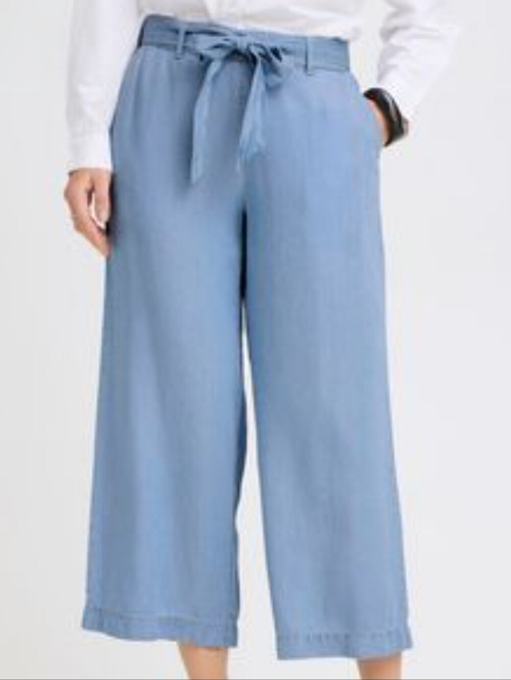 authentic B Young European import b.young Bykosmo Crop Pants - Light Blue Denim